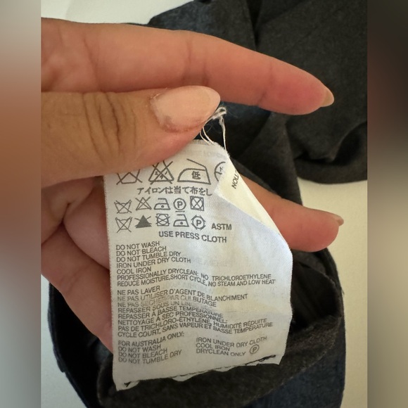 Miu miu gray wool pants size 40 100% wool - Picture 2 of 5